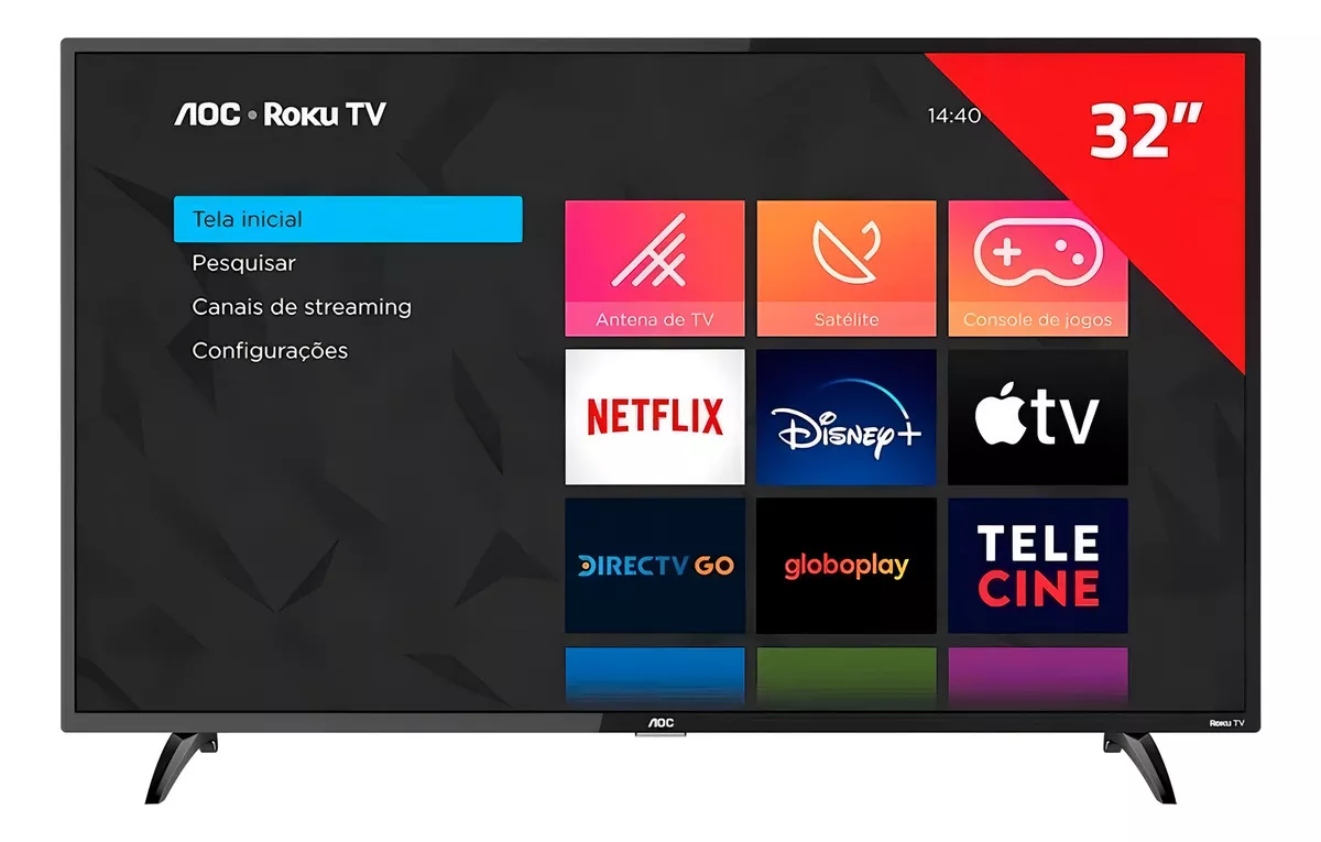 SMART TV AOC 32″ HD LED 32S5195 (1)