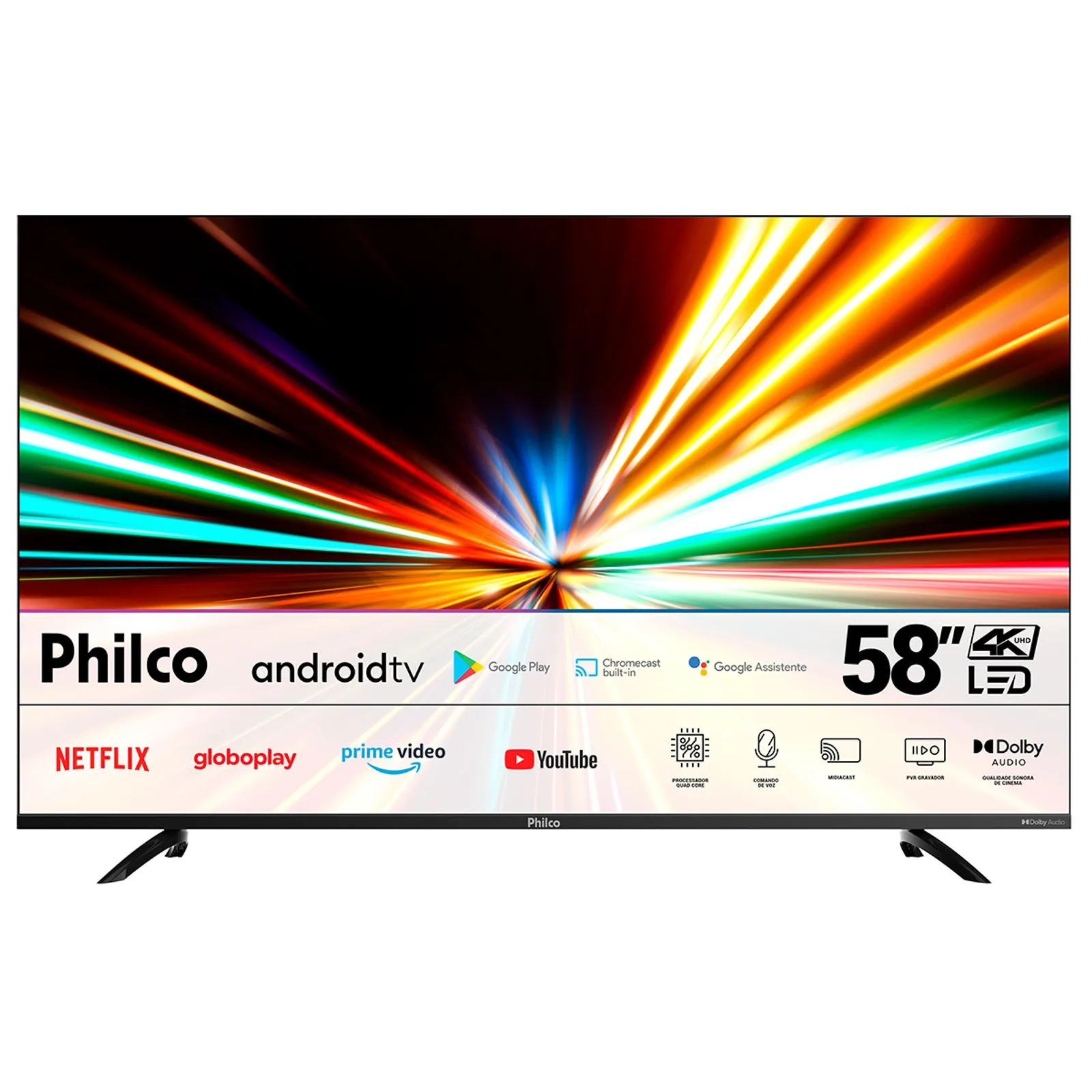 SMART TV PHILCO 58″ LED 4K HDR PTV58G10AG11SK (3)