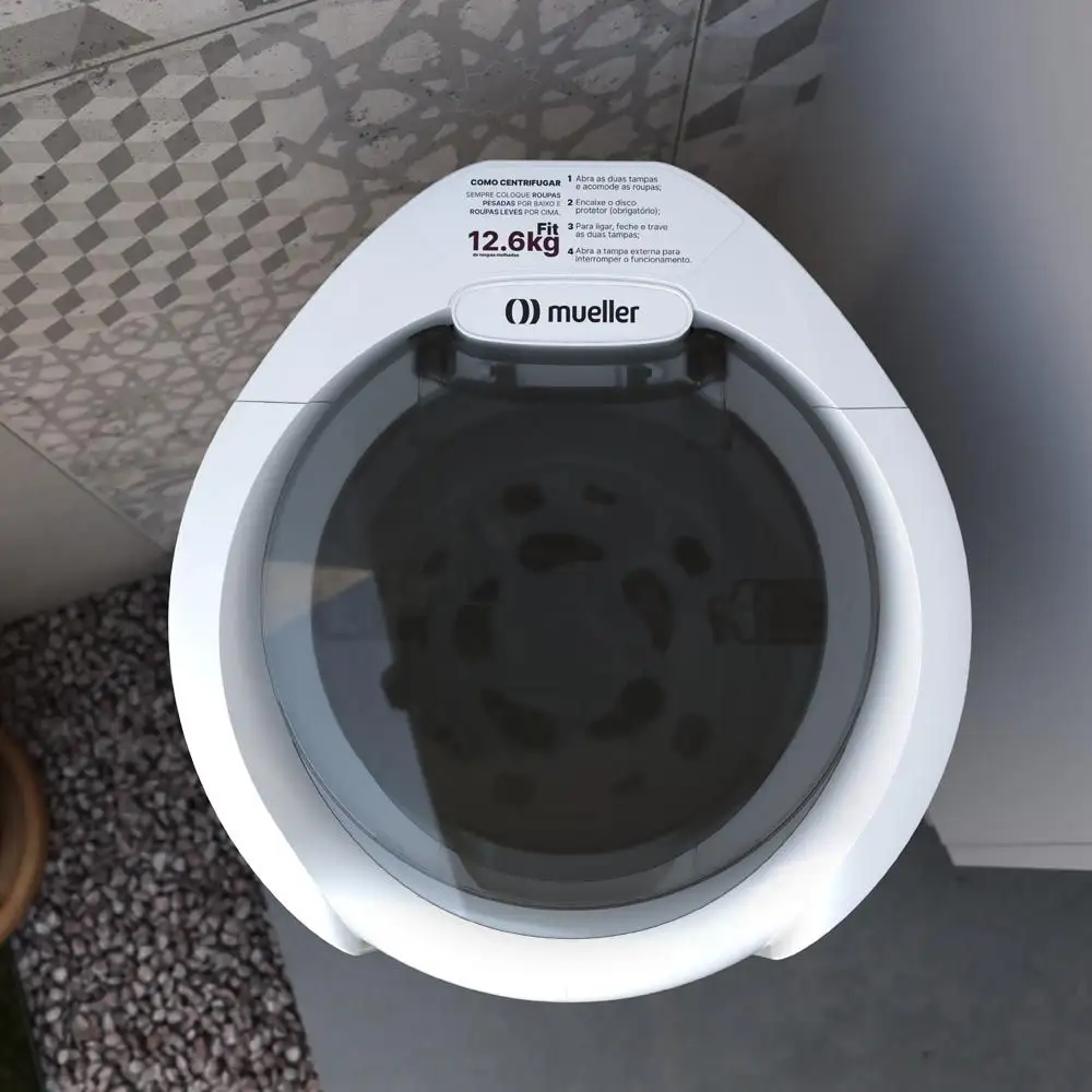 Centrífuga De Roupas Mueller Fit 12,6 kg Branca 220v (4)