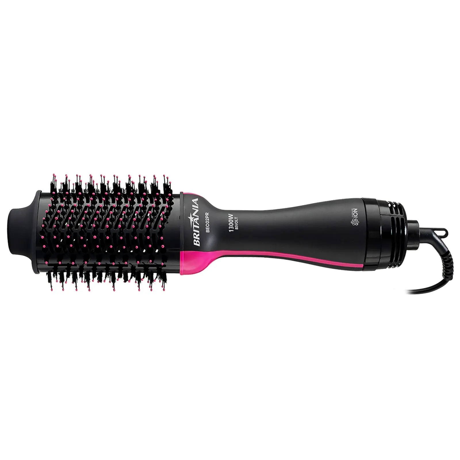 Escova Secadora Britânia BEC02PR 1300W 2 velocidades 4 em 1 Preto Bivolt (2)