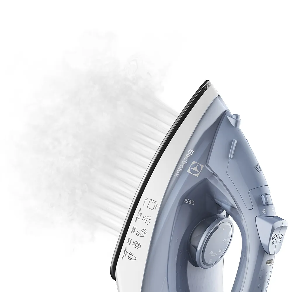 Ferro Electrolux a vapor e a seco Efficient ESI10 Azul 220v (8)