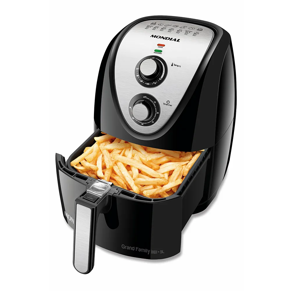 Fritadeira Air Fryer Mondial Grand Family AFN-50 5L 1900W Preto 220V (1)