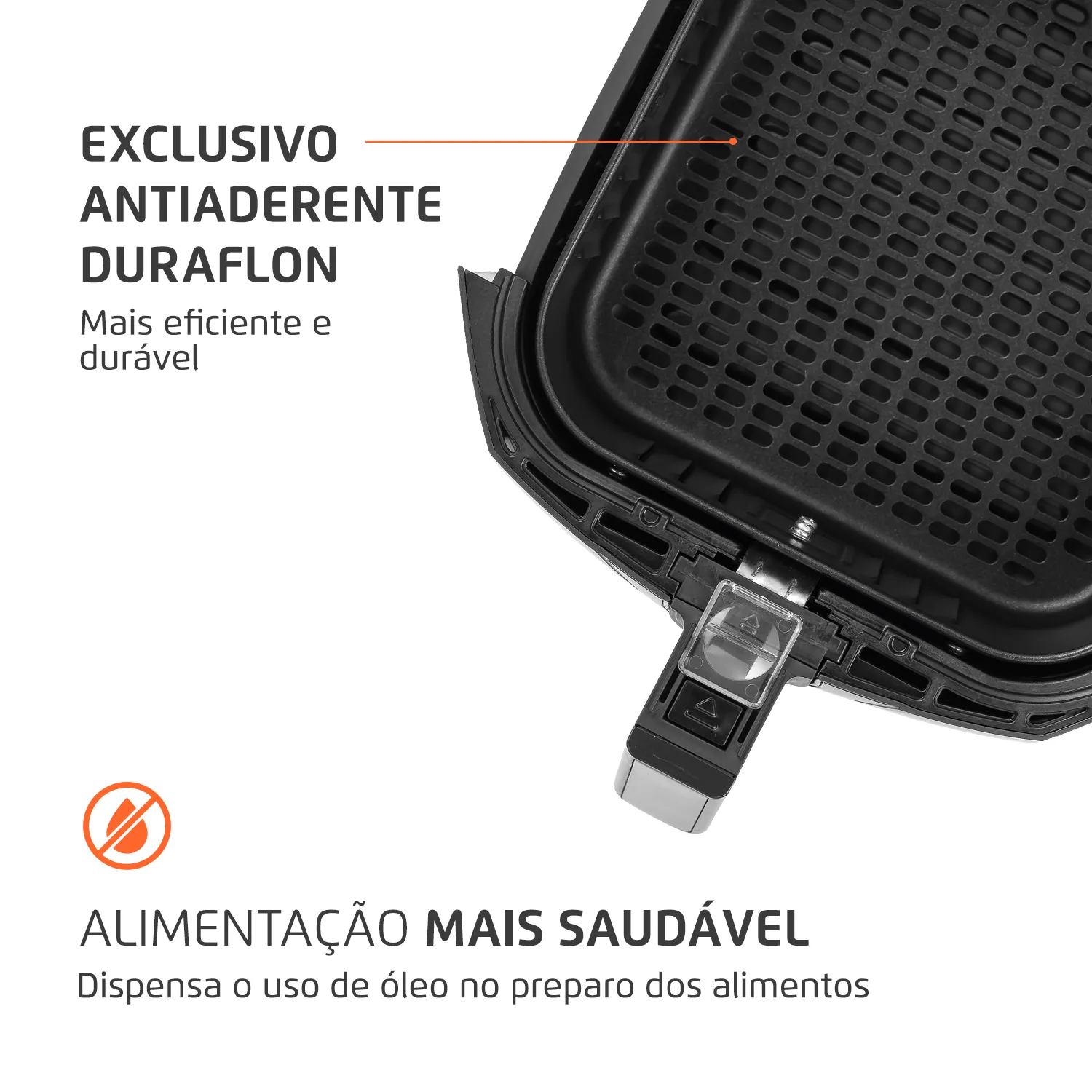 Fritadeira Air Fryer Mondial Grand Family AFN-50 5L 1900W Preto 220V (6)