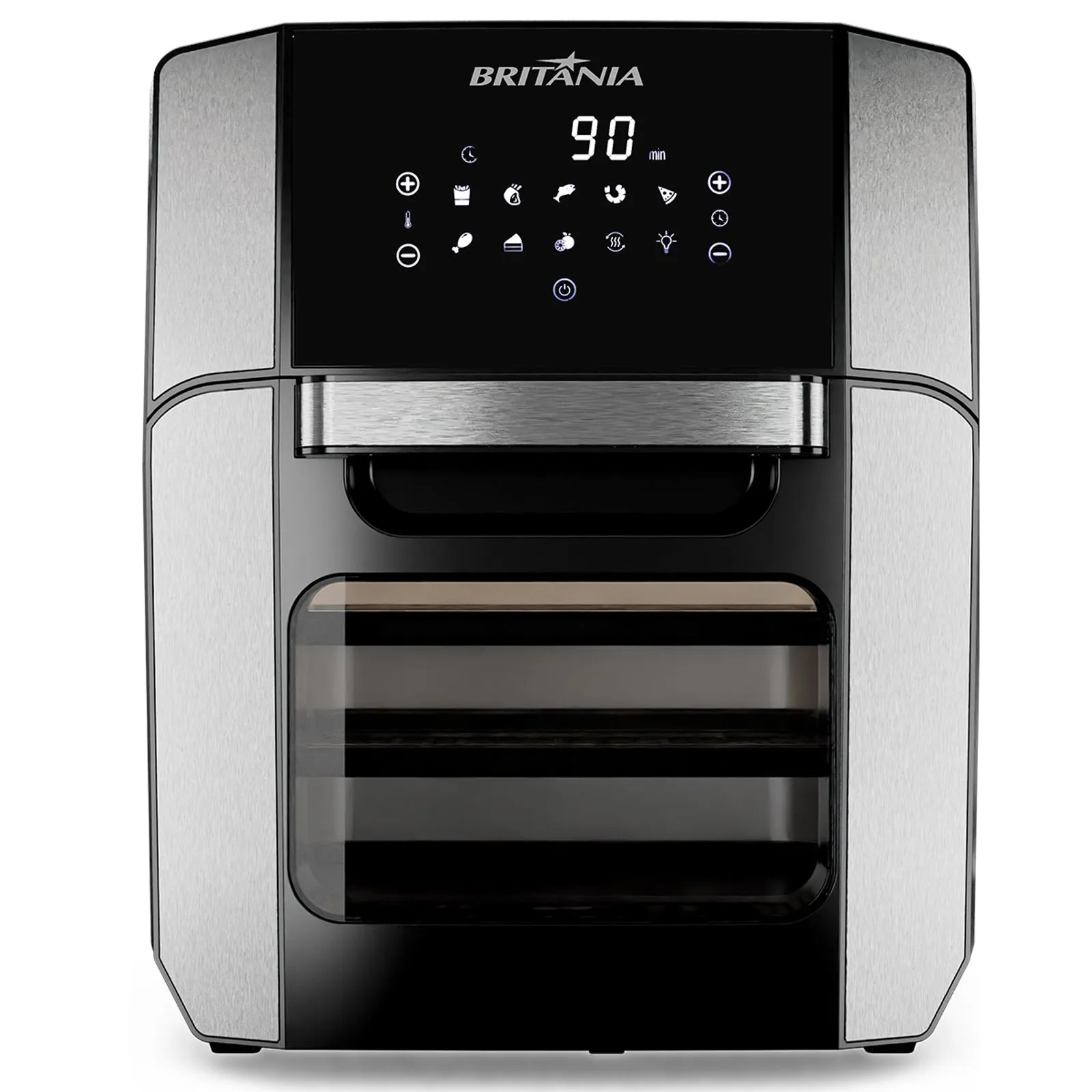Fritadeira Air Fryer Oven Britânia BFR2100 1800W 4 em 1 Preto 220V (1)