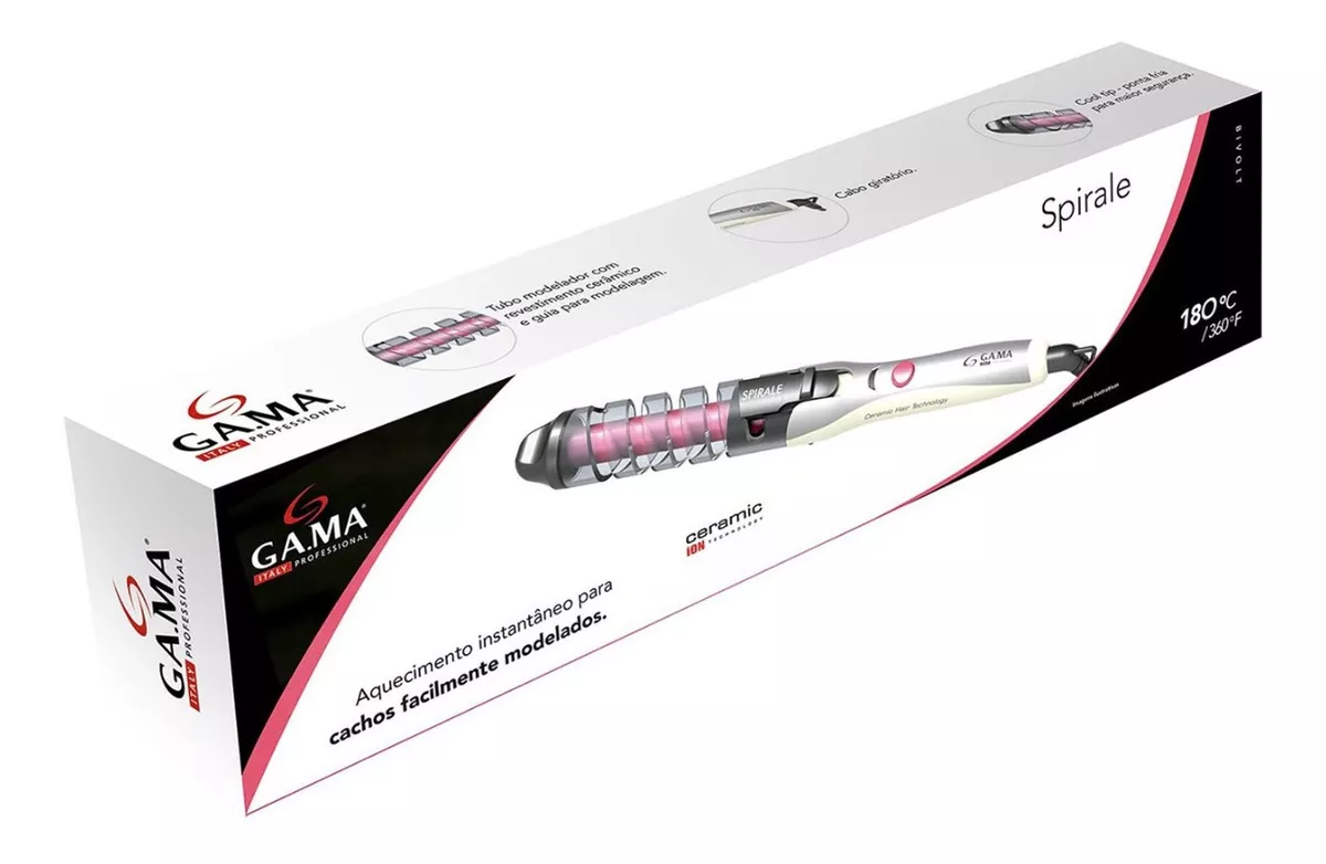 Modelador de Cabelo Gama Spirale Cerâmico 19MM Bivolt (7)