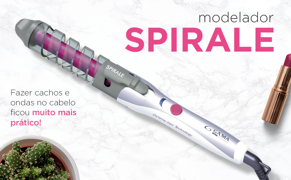 Modelador de Cabelo Gama Spirale Cerâmico 19MM Bivolt (8)