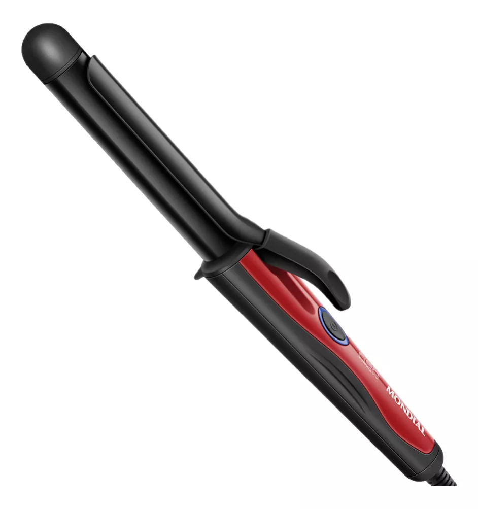 Modelador de Cabelo Mondial 55w EM-12 Preto Vermelho Bivolt (2)
