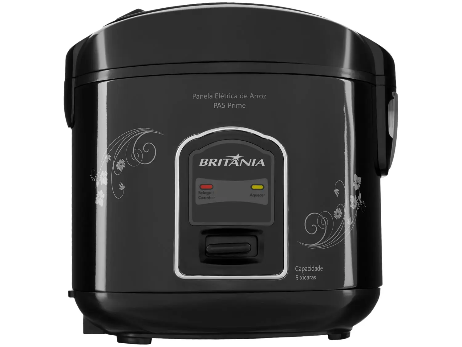 Panela de Arroz PA5 Britânia Prime 5 Xicaras Preto 220v (1)