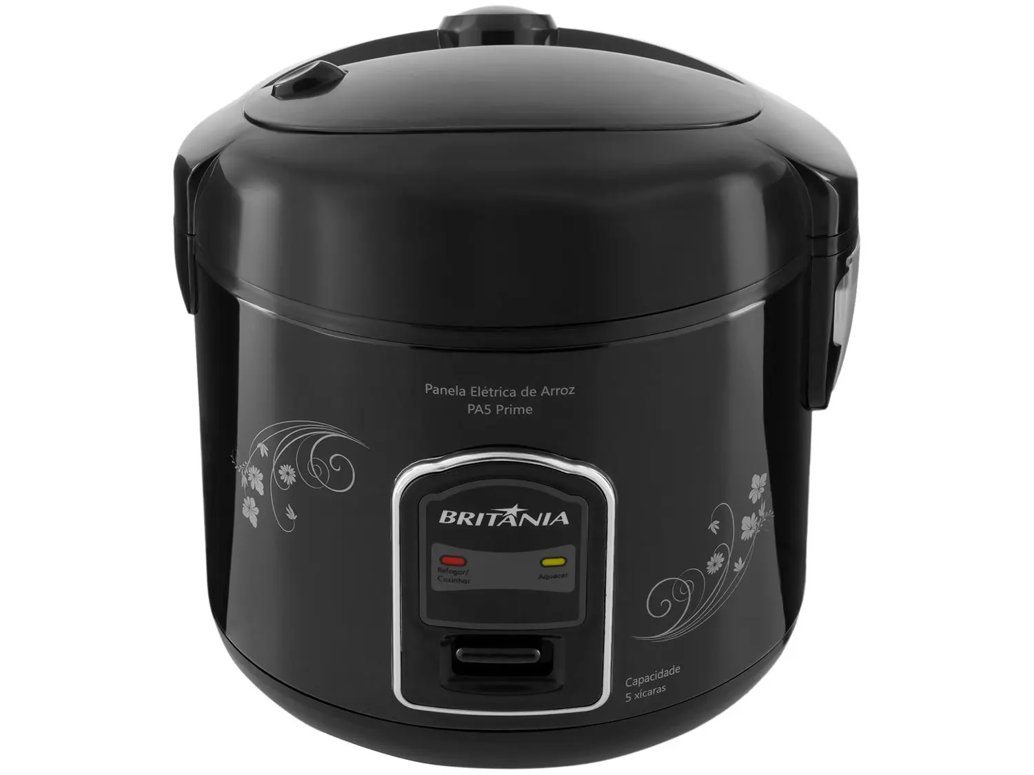 Panela de Arroz PA5 Britânia Prime 5 Xicaras Preto 220v (5)