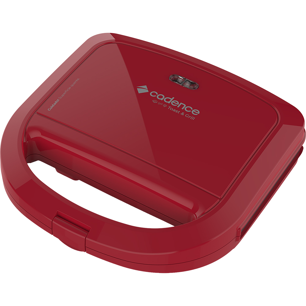 Sanduicheira Elétrica Cadence Toast e Grill SAN261 750W Vermelho 220V (1)