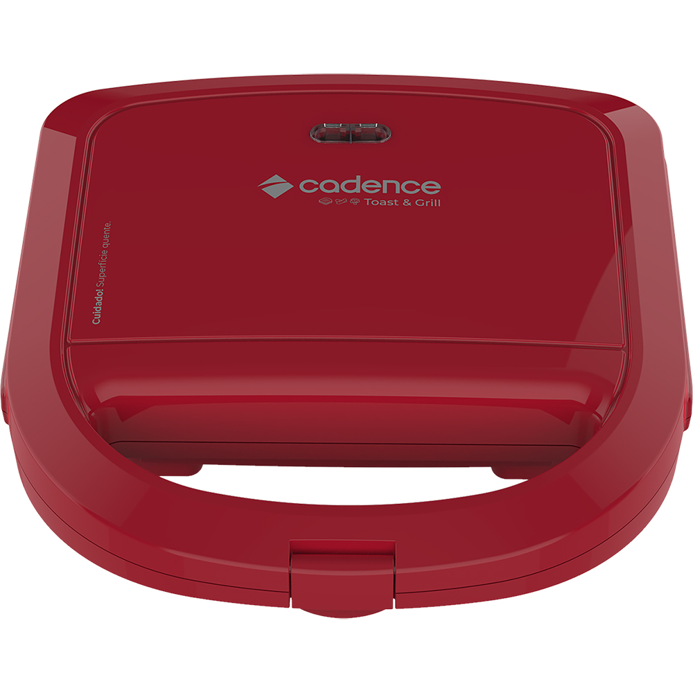 Sanduicheira Elétrica Cadence Toast e Grill SAN261 750W Vermelho 220V (2)