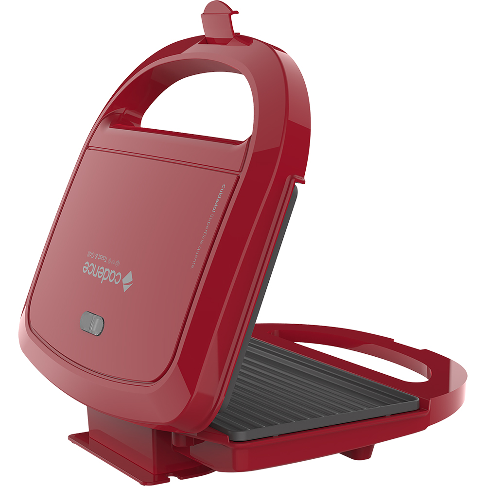 Sanduicheira Elétrica Cadence Toast e Grill SAN261 750W Vermelho 220V (4)
