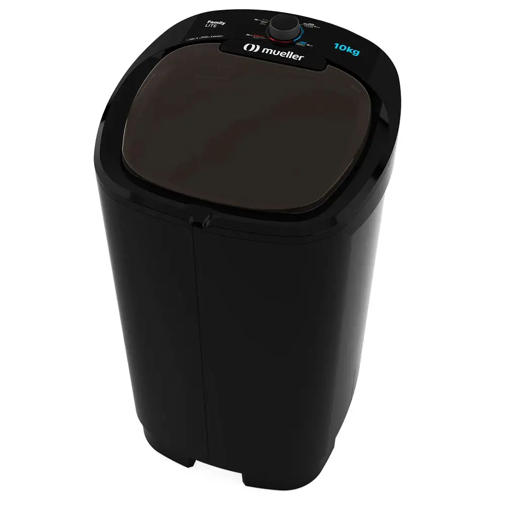 Tanquinho de Lavar Roupa Mueller Family Lite 10 kg Preto 220v (1)