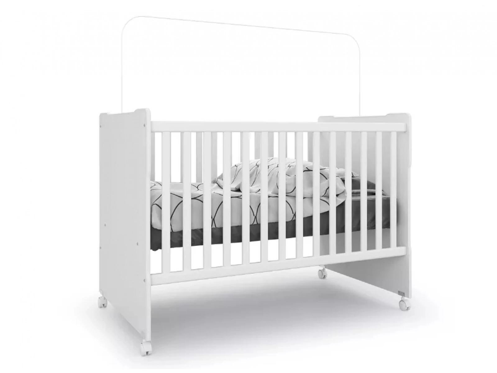 Berço Batrol Americano New Baby Branco (2)