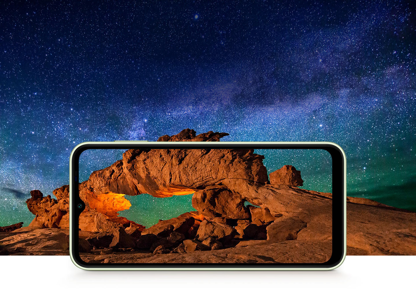 Celular Smartphone Galaxy A14 4GB-RAM 128GB Verde Lima (10)