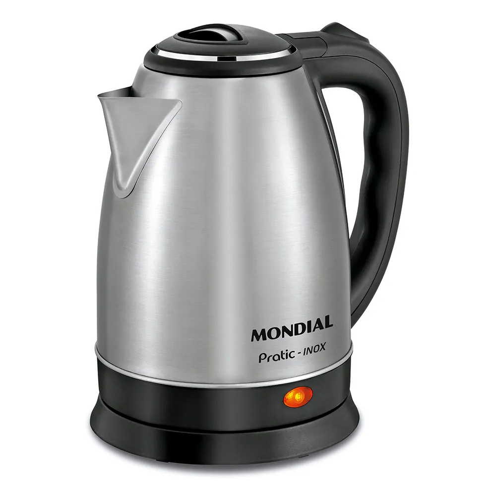 Chaleira Eletrica Mondial Pratic CE-06 Inox Preto 220V (1)