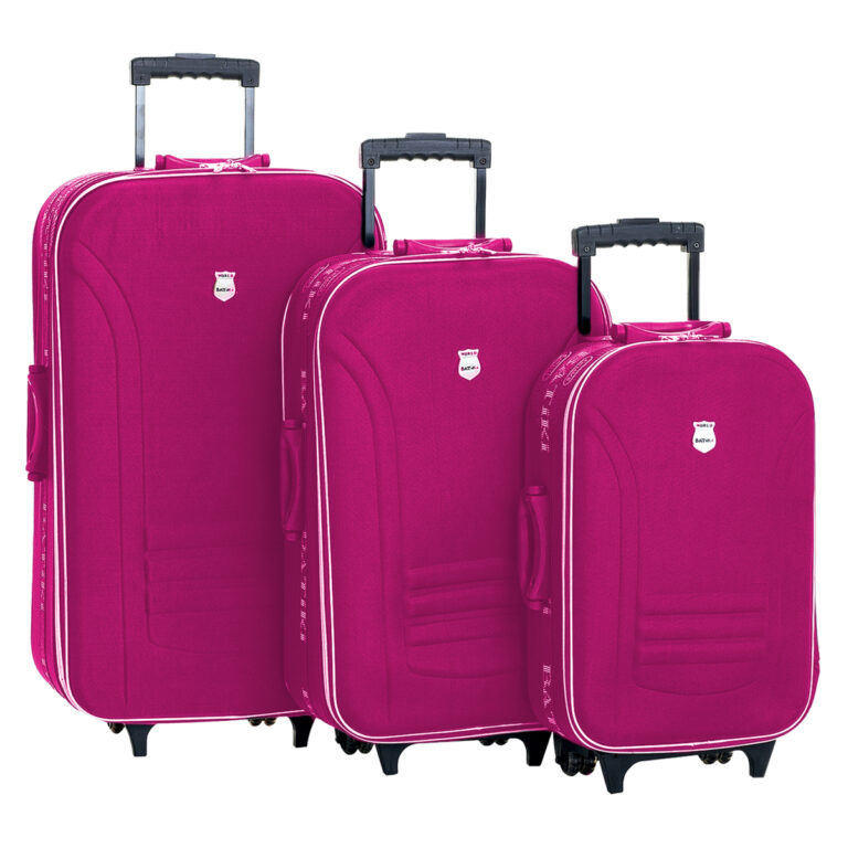Conjunto de Malas para Viagem BATIKI BTK65-1 Fuchsia 3 peças