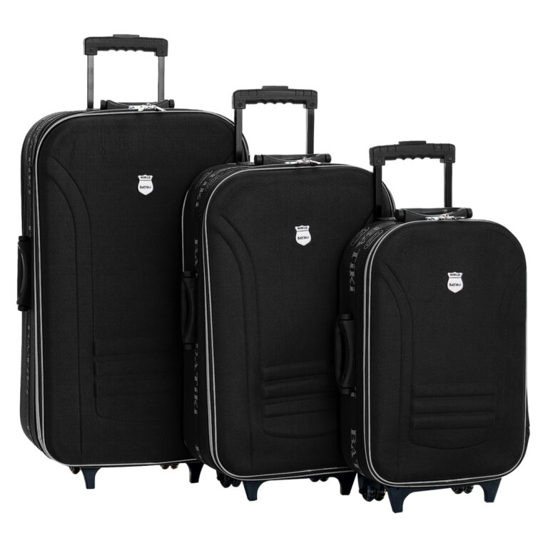Conjunto de Malas para Viagem BATIKI BTK65-1 Preto 3 peças