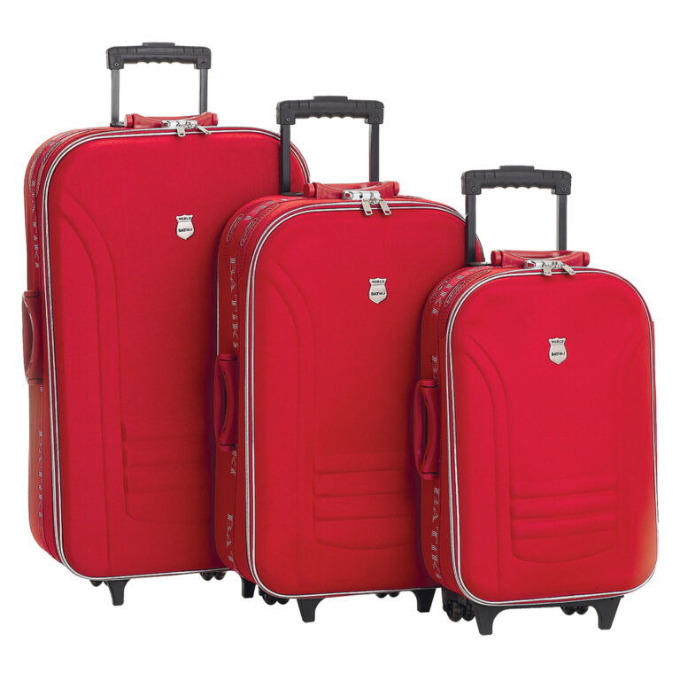 Conjunto de Malas para Viagem BATIKI BTK65-1 Vermelho 3 peças