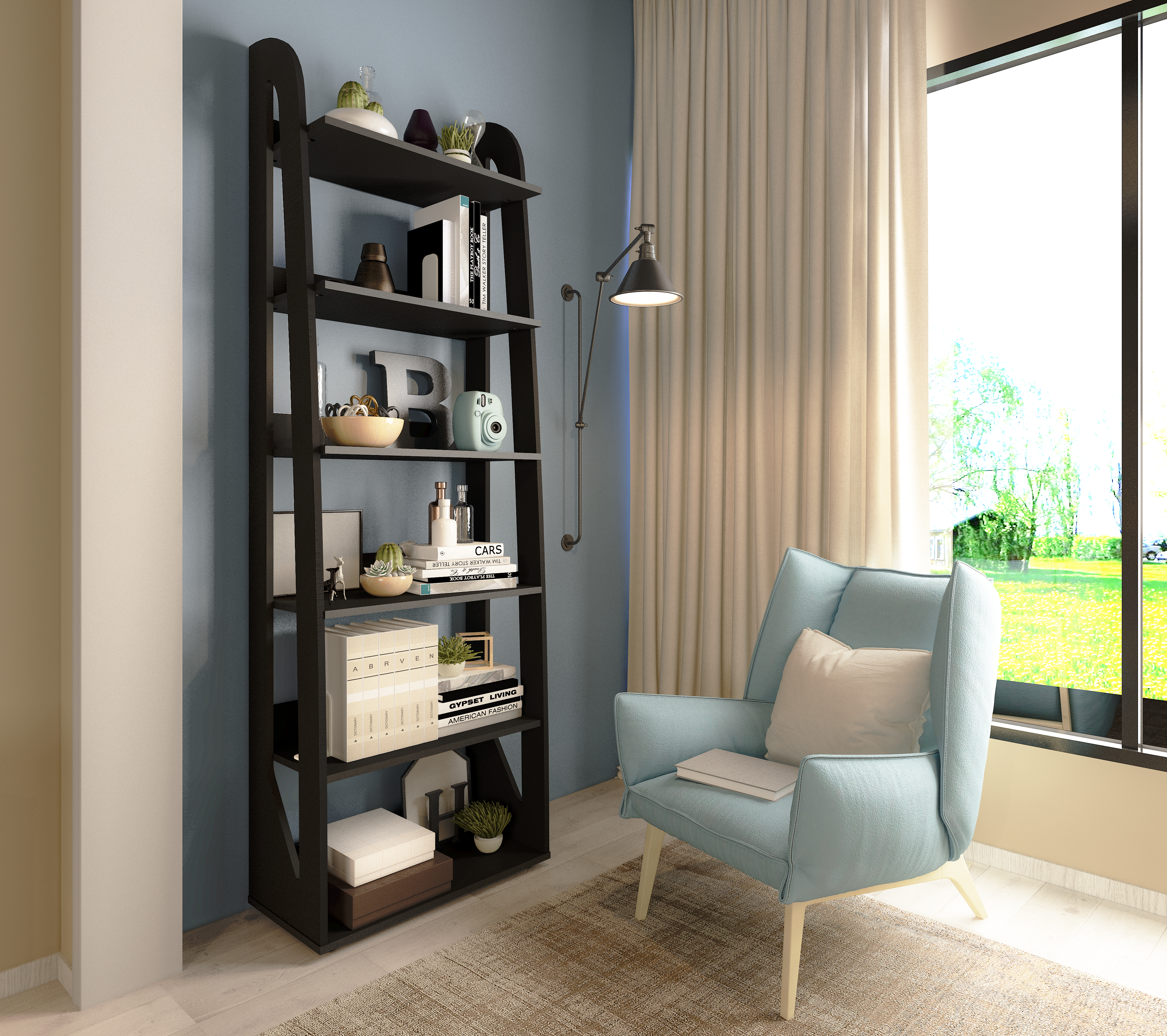 Estante Artely Floripa Preto (5)