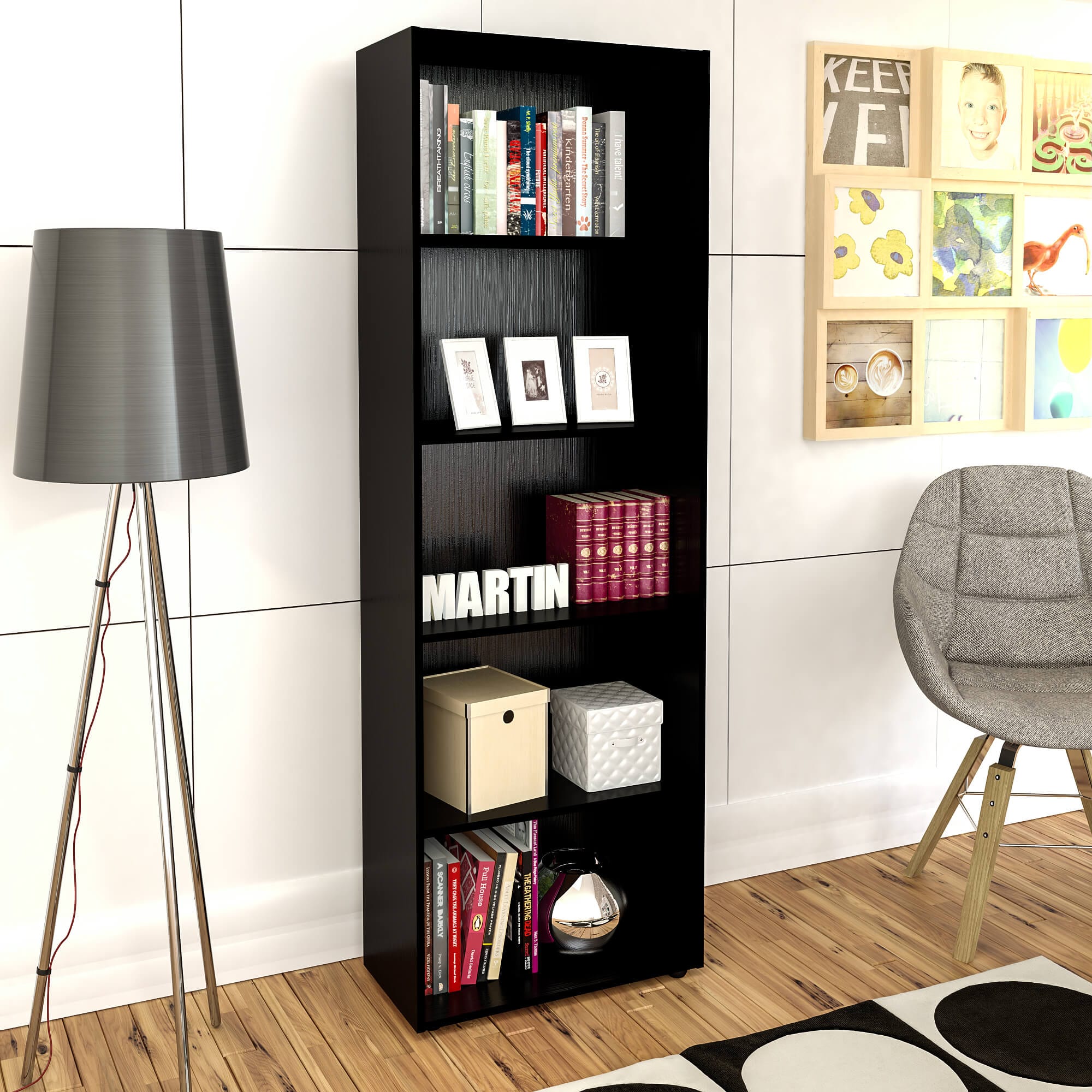 Estante Artely Multy Preto (5)