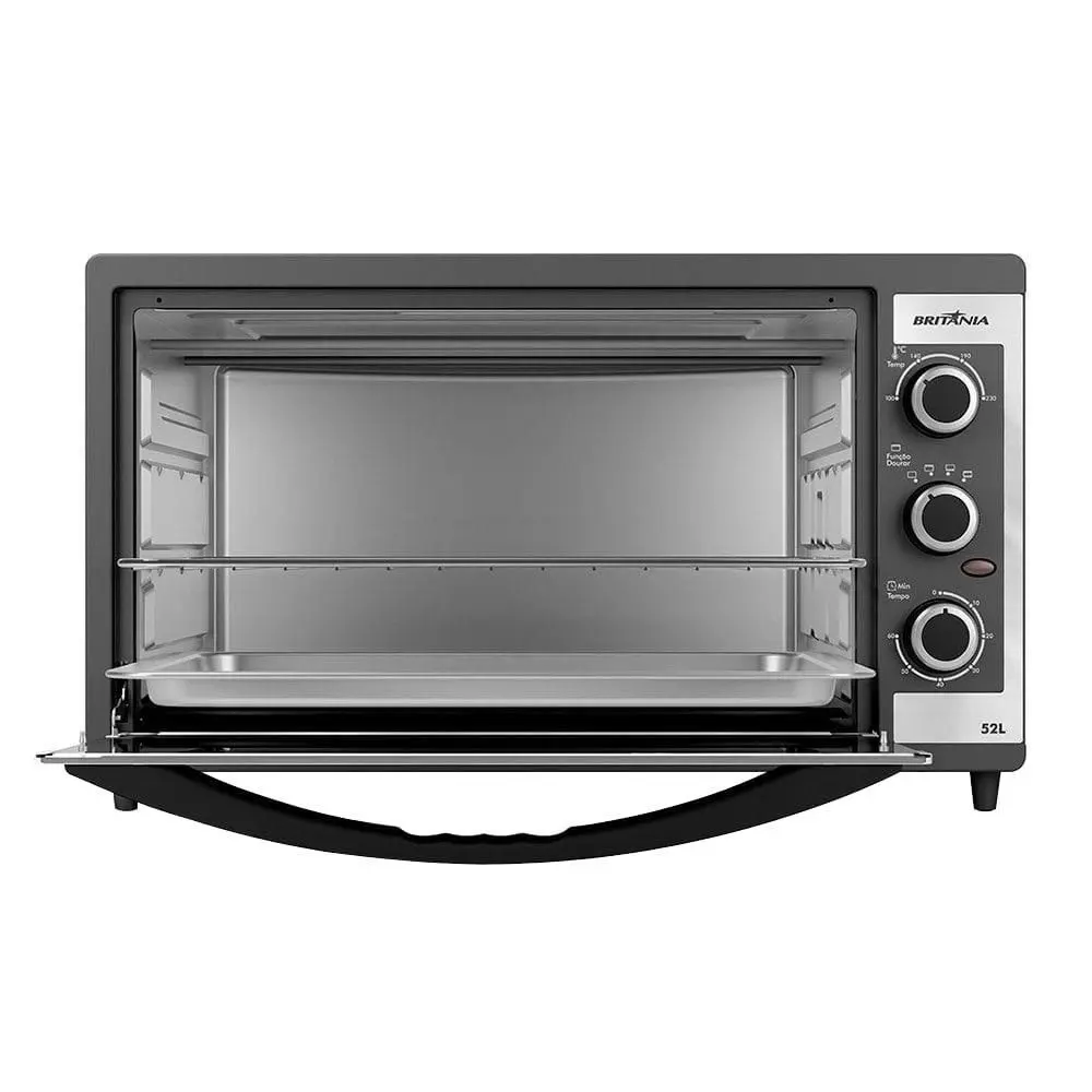 Forno Elétrico Britânia BFE55P Dupla resistência 52L 220V (3)