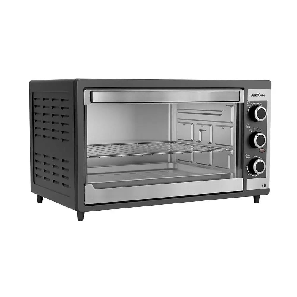 Forno Elétrico Britânia BFE55P Dupla resistência 52L 220V (4)