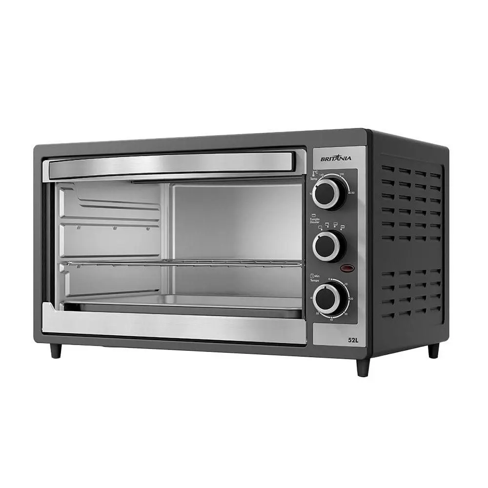 Forno Elétrico Britânia BFE55P Dupla resistência 52L 220V (6)