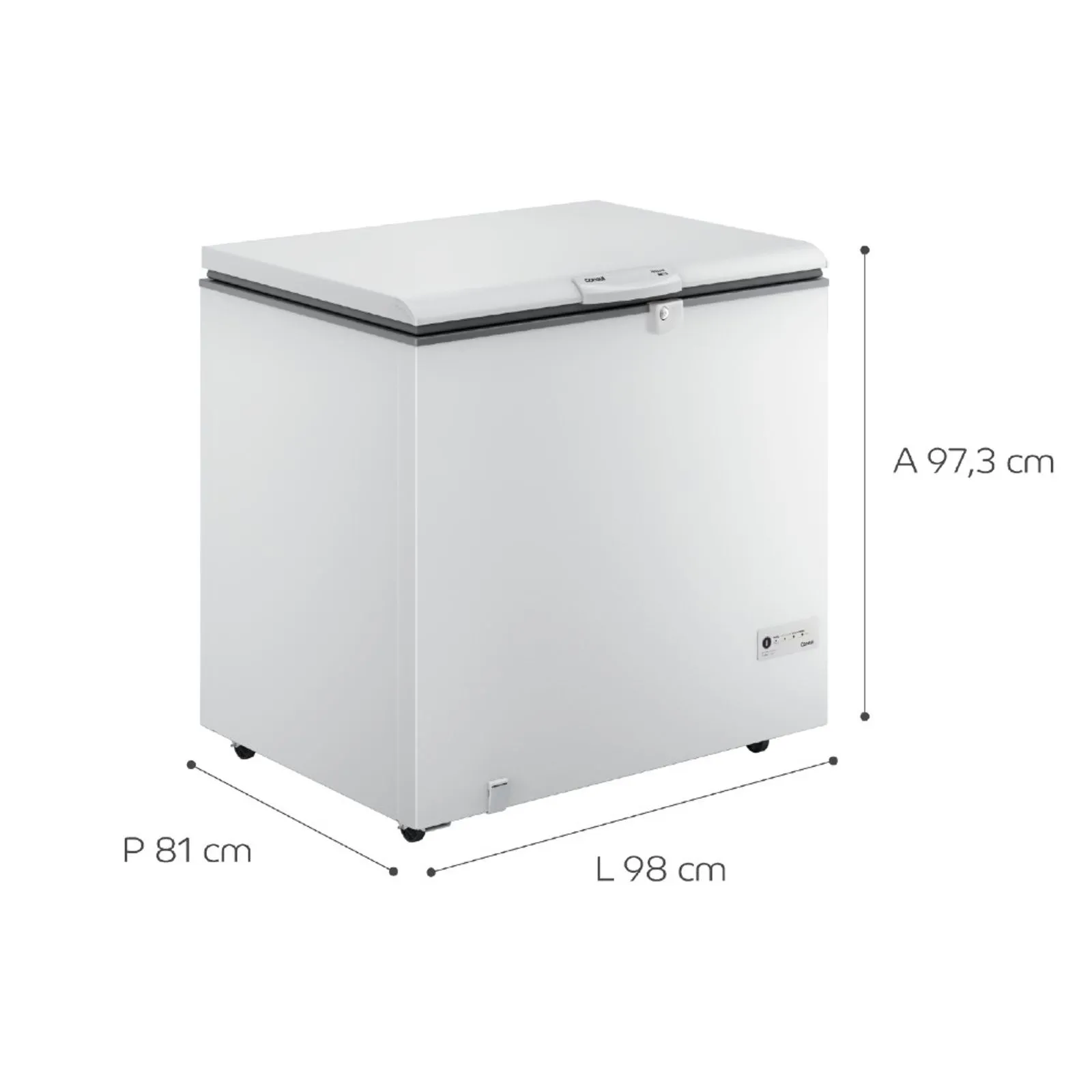 Freezer Consul CHA31FB 309L Branco 220V (2)