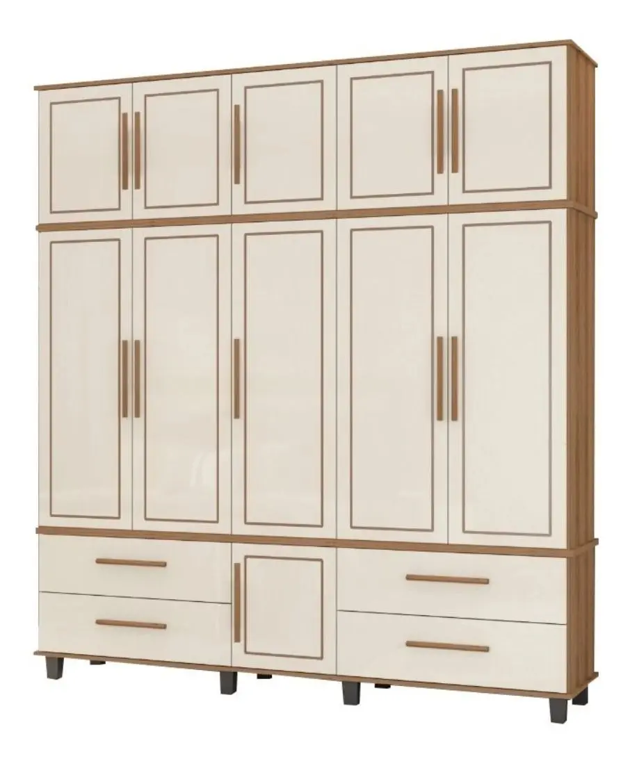 Guarda Roupa Fabrimóveis House Nature Off White (2)