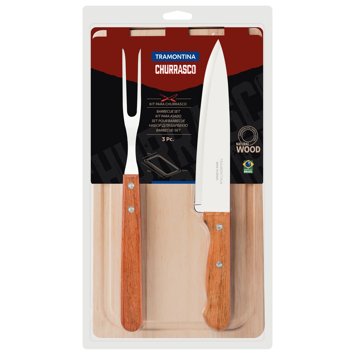 Kit para Churrasco Tramontina 3 Peças (2)