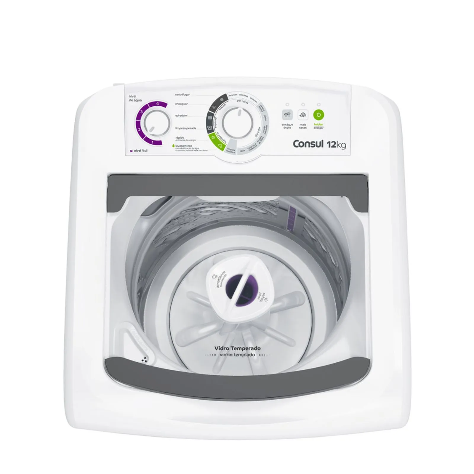Lavadora Automática Consul CWH12BB 12kg Branco 220V (3)