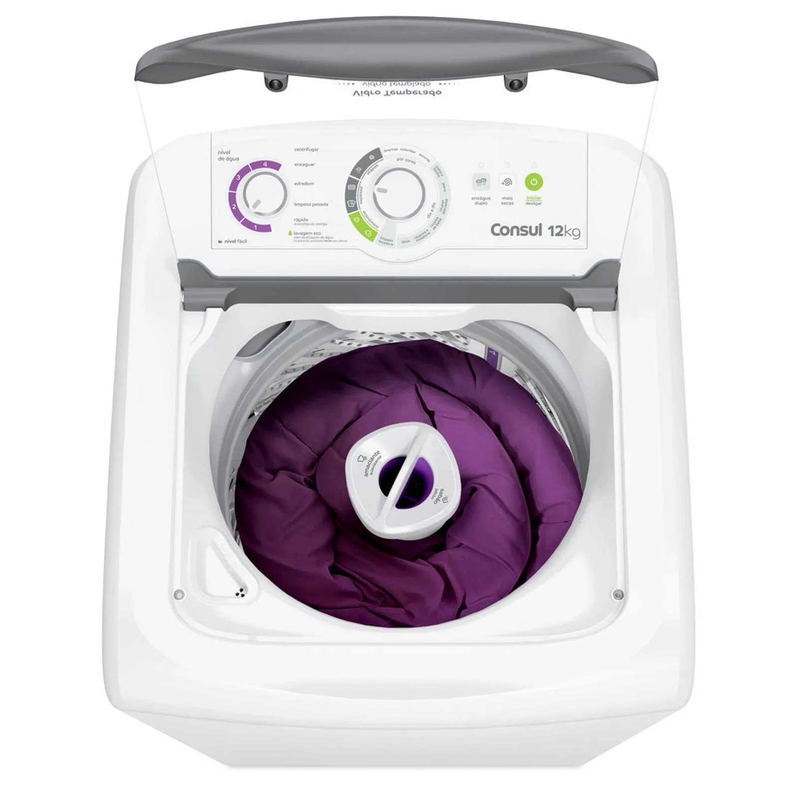 Lavadora Automática Consul CWH12BB 12kg Branco 220V (8)