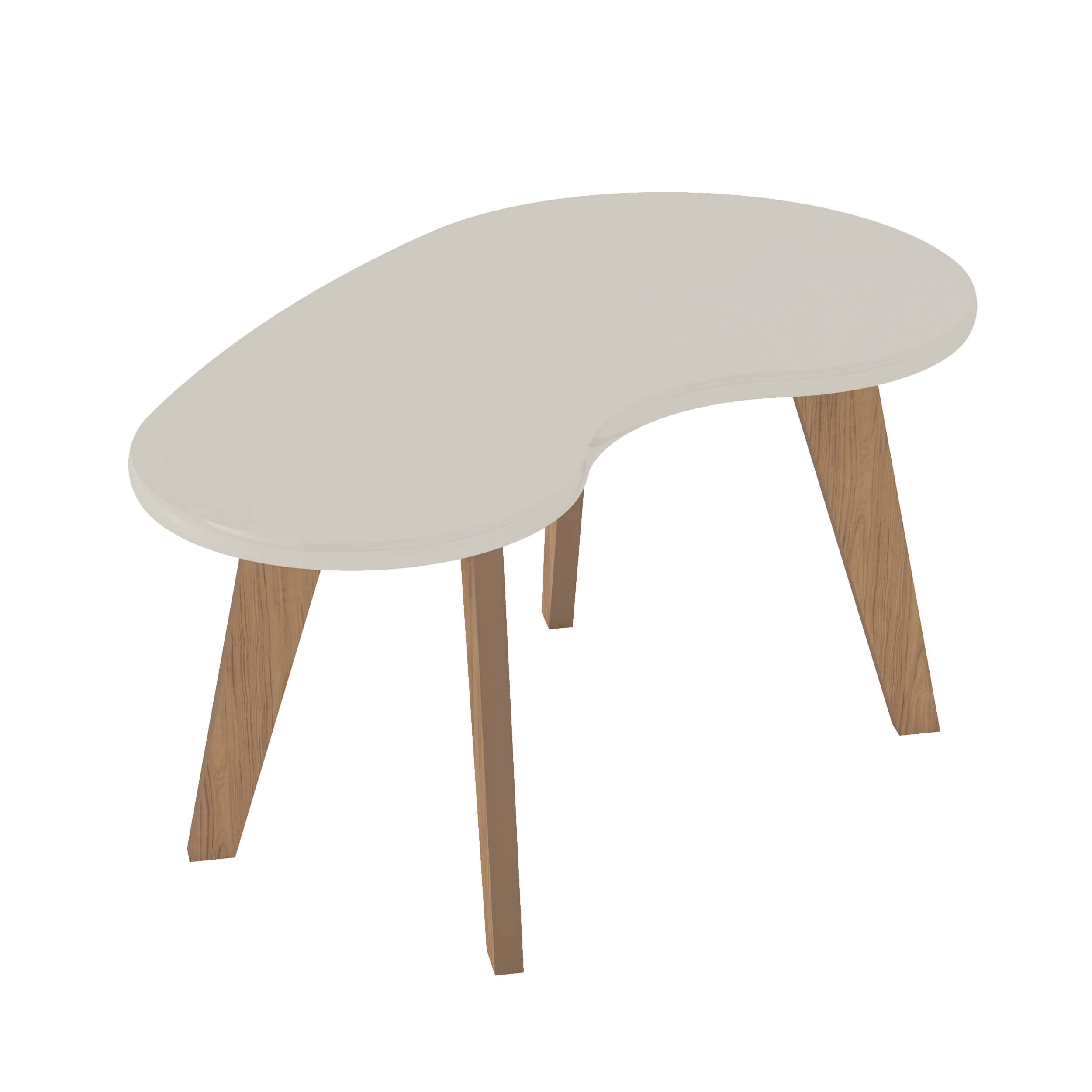 Mesa de Centro Artely Orgânica Carvalho Off White (3)
