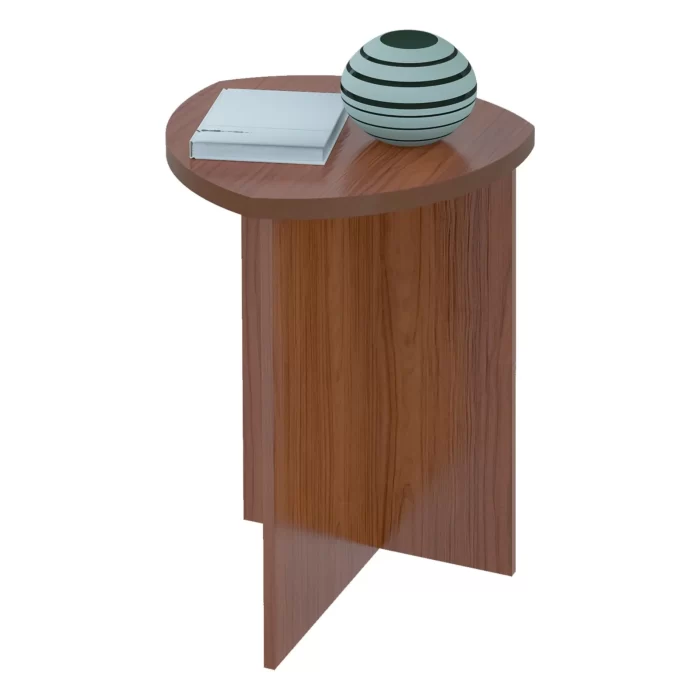 Mesa de apoio Artely Delta Cedro