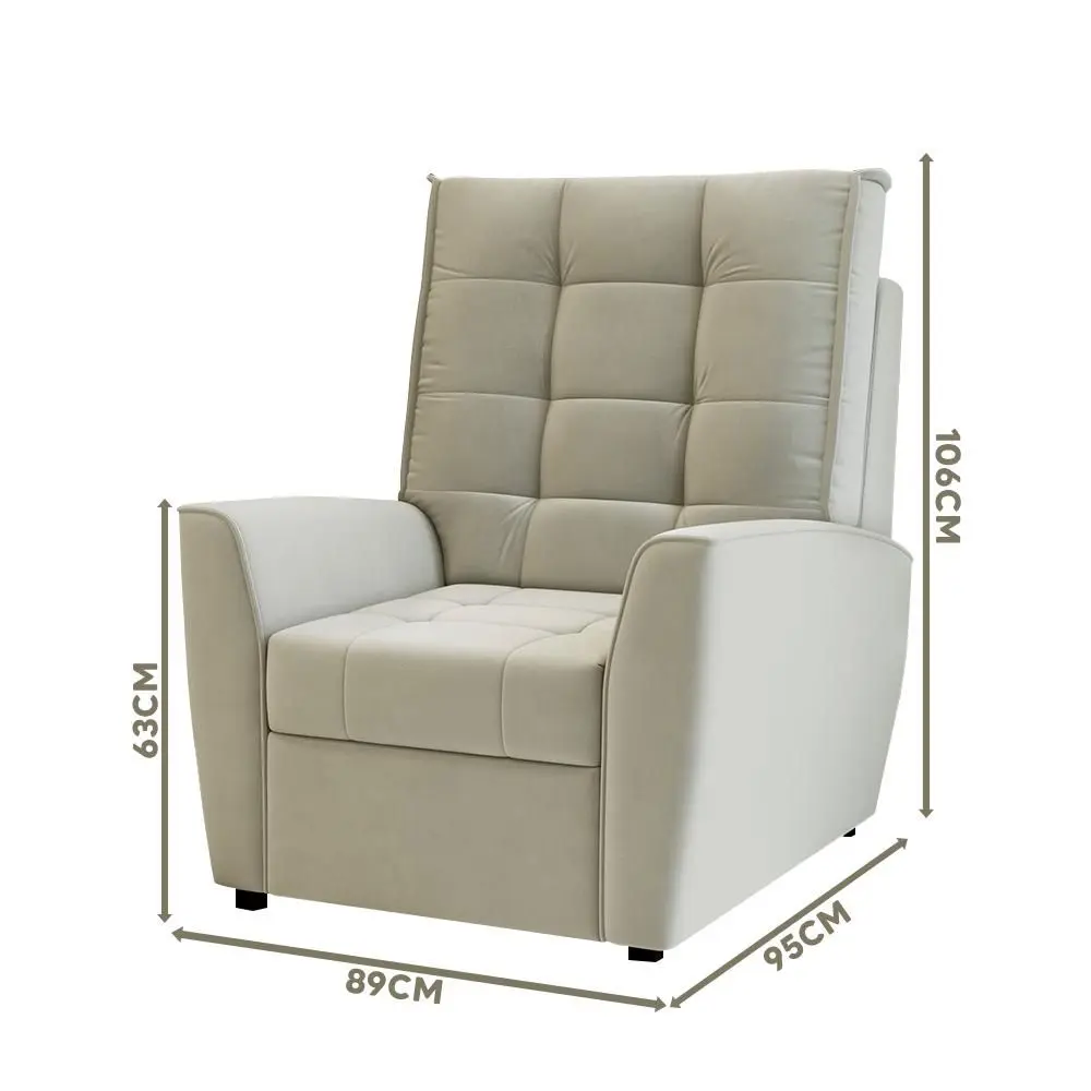 Poltrona Simbal Parma Retrátil e Reclinável Off White (3)