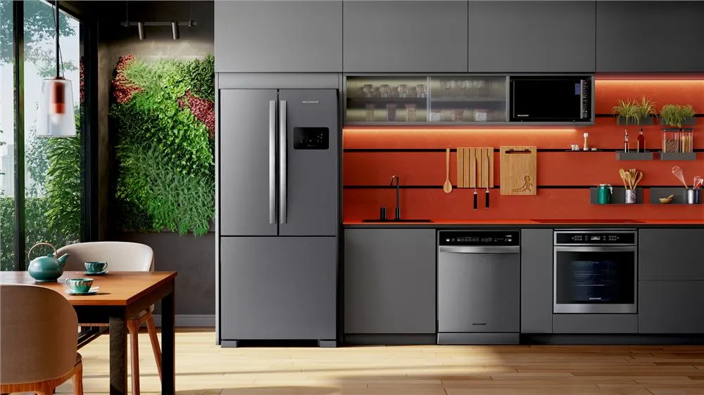 Refrigerador Brastemp BRO85AK 554L Inox 220V (25)