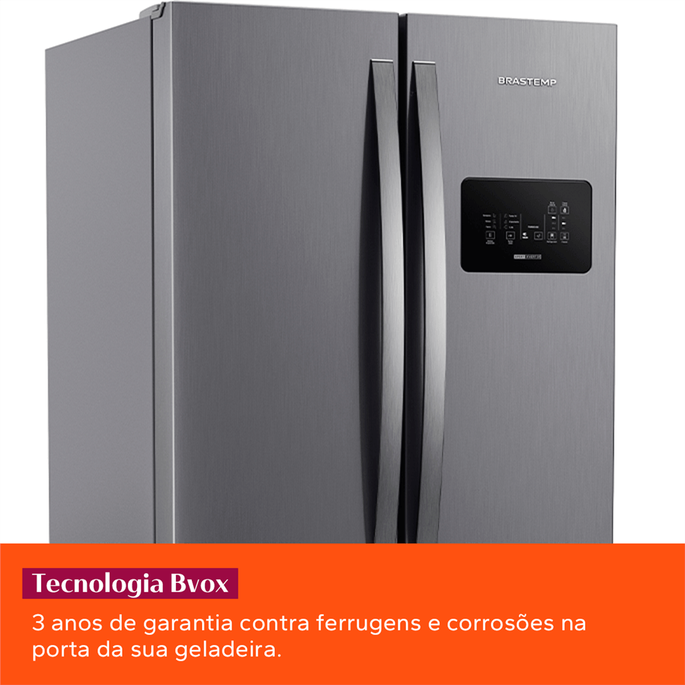 Refrigerador Brastemp BRO85AK 554L Inox 220V (9)