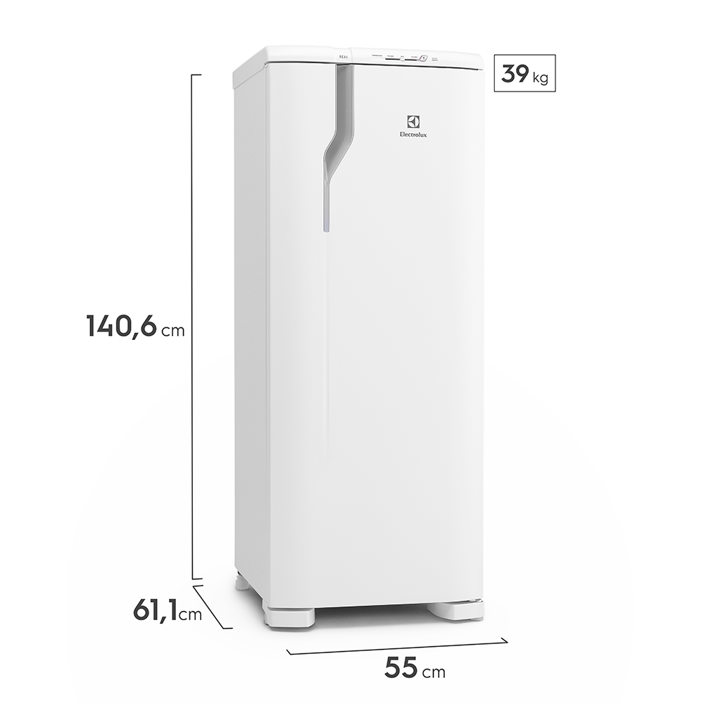 Refrigerador Electrolux RE-31 240L Cycle Defrost 1 Porta Branco 220V (2)