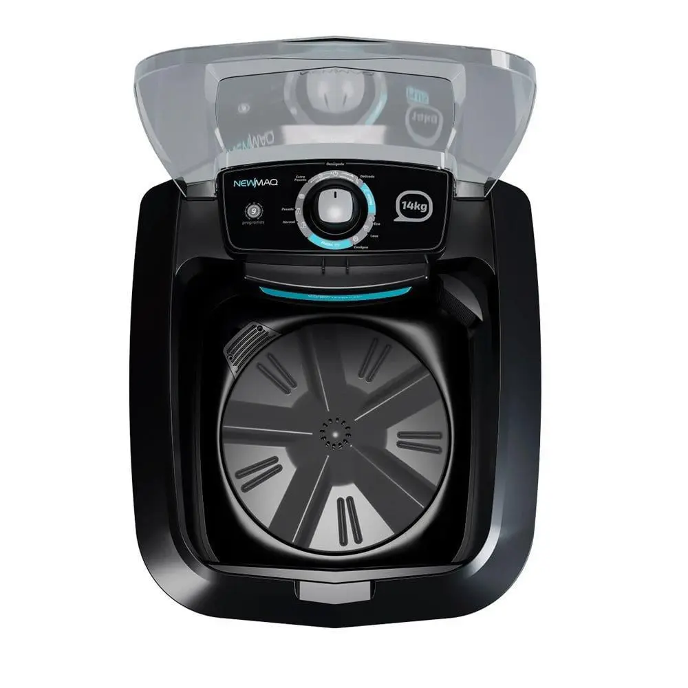Tanquinho de Lavar Roupa Newmaq 14kg Preto 220v (2)
