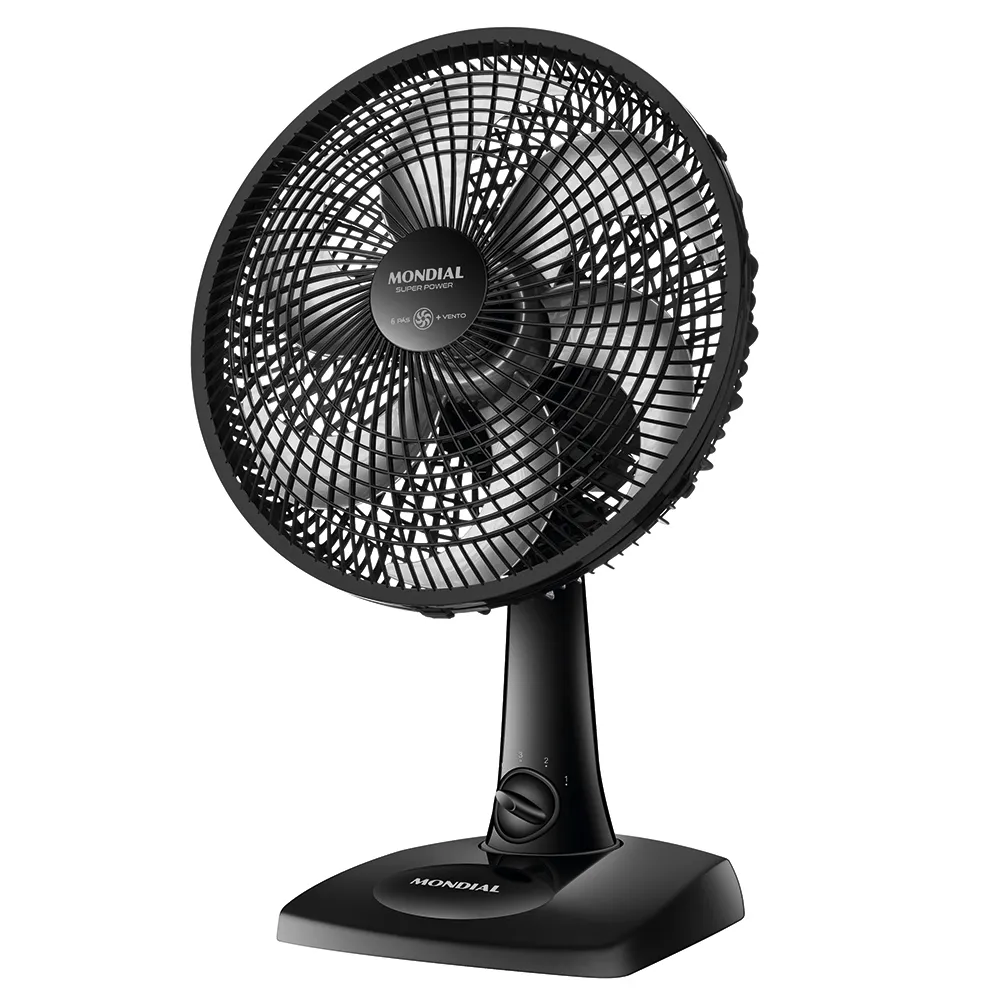 Ventilador de Mesa Mondial 30cm Super Power Preto 220V (1)