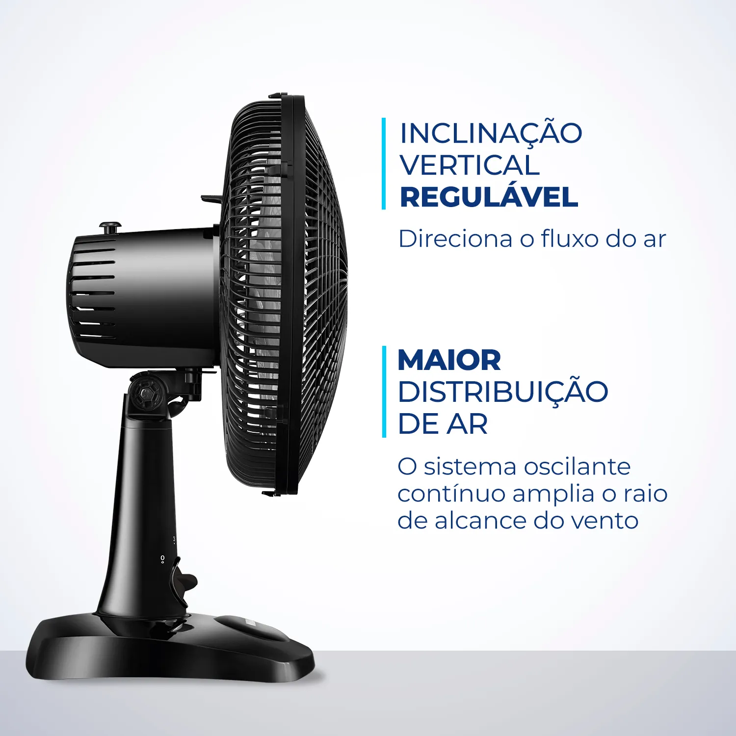 Ventilador de Mesa Mondial 30cm Super Power Preto 220V (4)