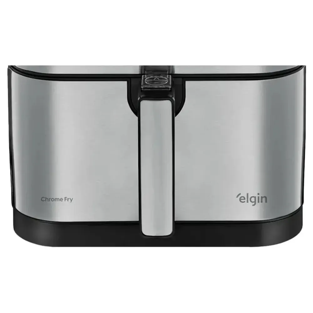 Fritadeira Air Fryer Elgin Chrome Fry 8L Preto com Acabamento em Inox 220V (3)