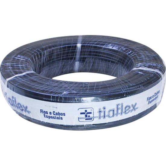 Cabo Multicanal 4P x 24AWG Preto Tiaflex - RL / 50